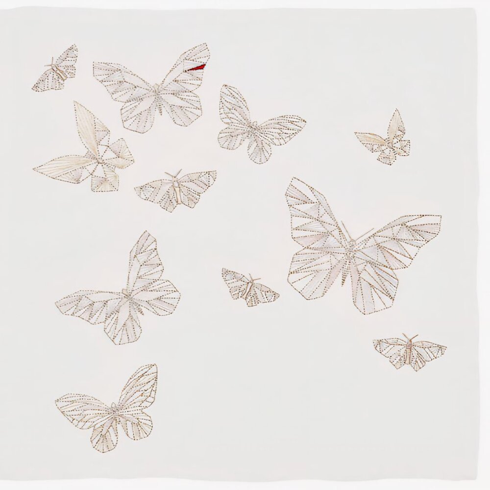 Kim Seybert diamant butterflies napkin